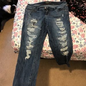 Torrid distressed jeans